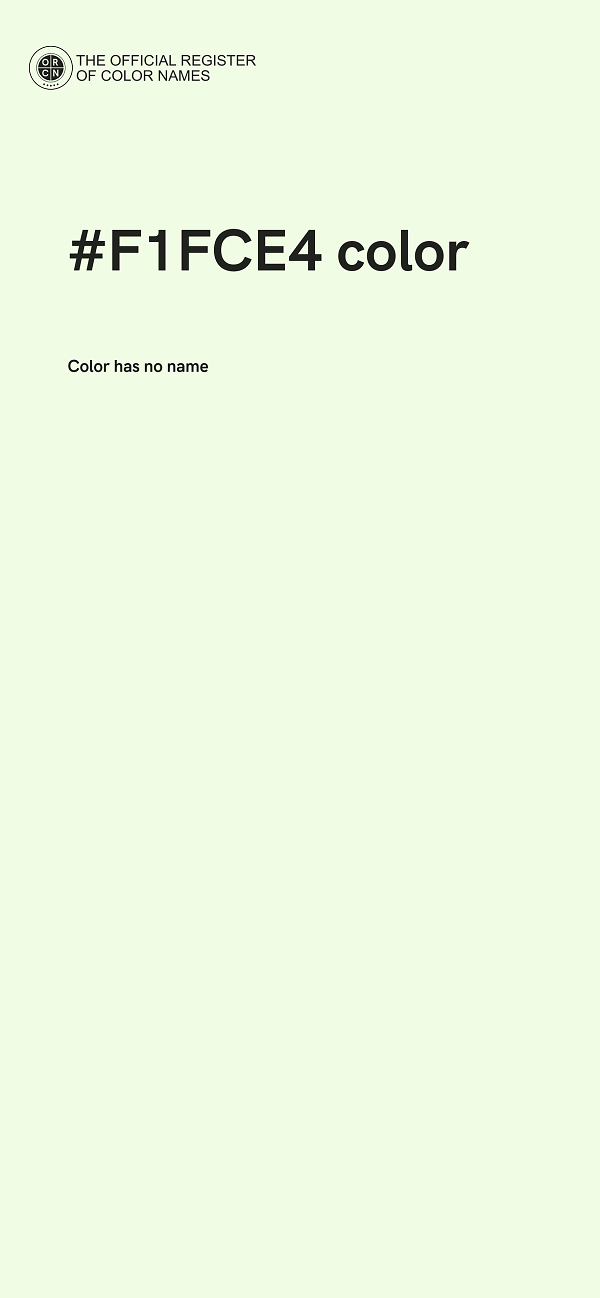 #F1FCE4 color image