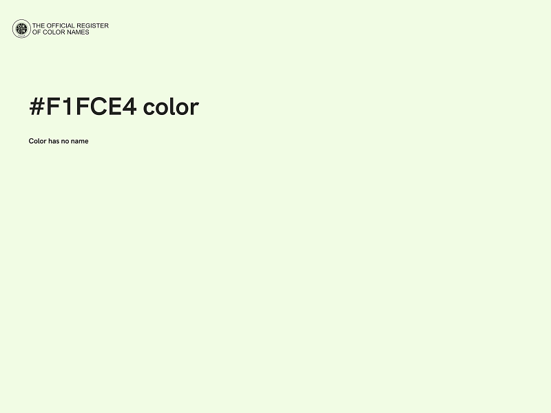 #F1FCE4 color image