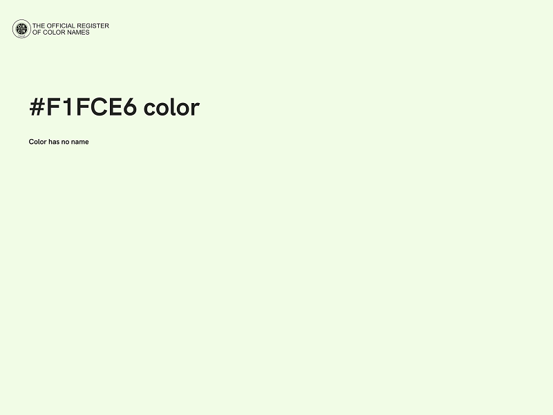 #F1FCE6 color image