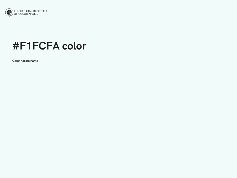 #F1FCFA color image