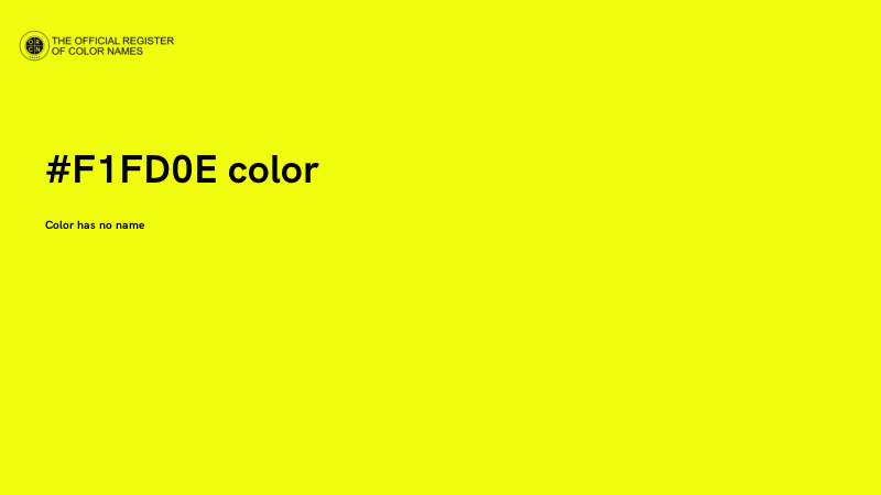 #F1FD0E color image