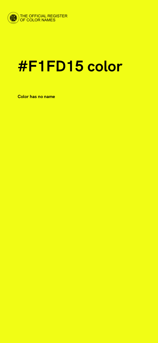 #F1FD15 color image