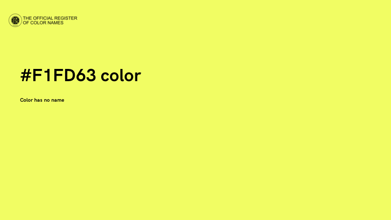 #F1FD63 color image