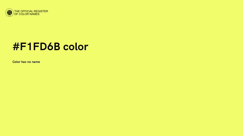 #F1FD6B color image