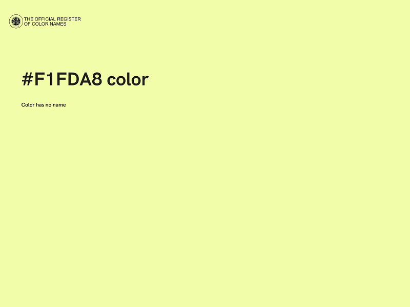 #F1FDA8 color image