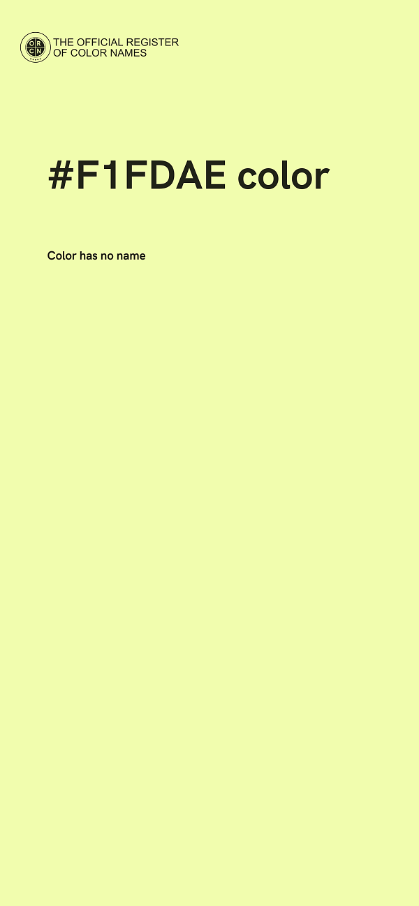 #F1FDAE color image