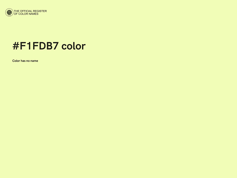 #F1FDB7 color image