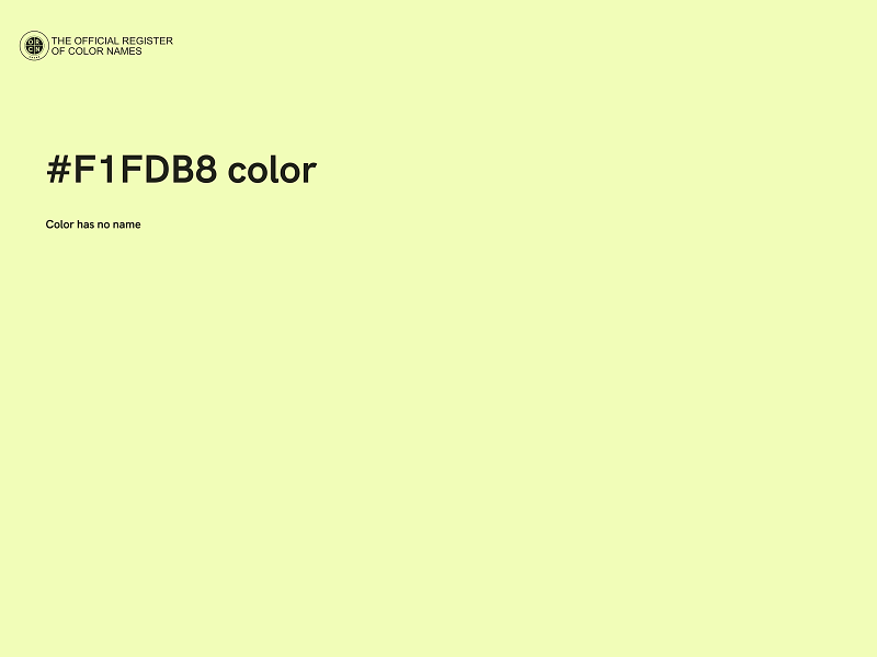 #F1FDB8 color image