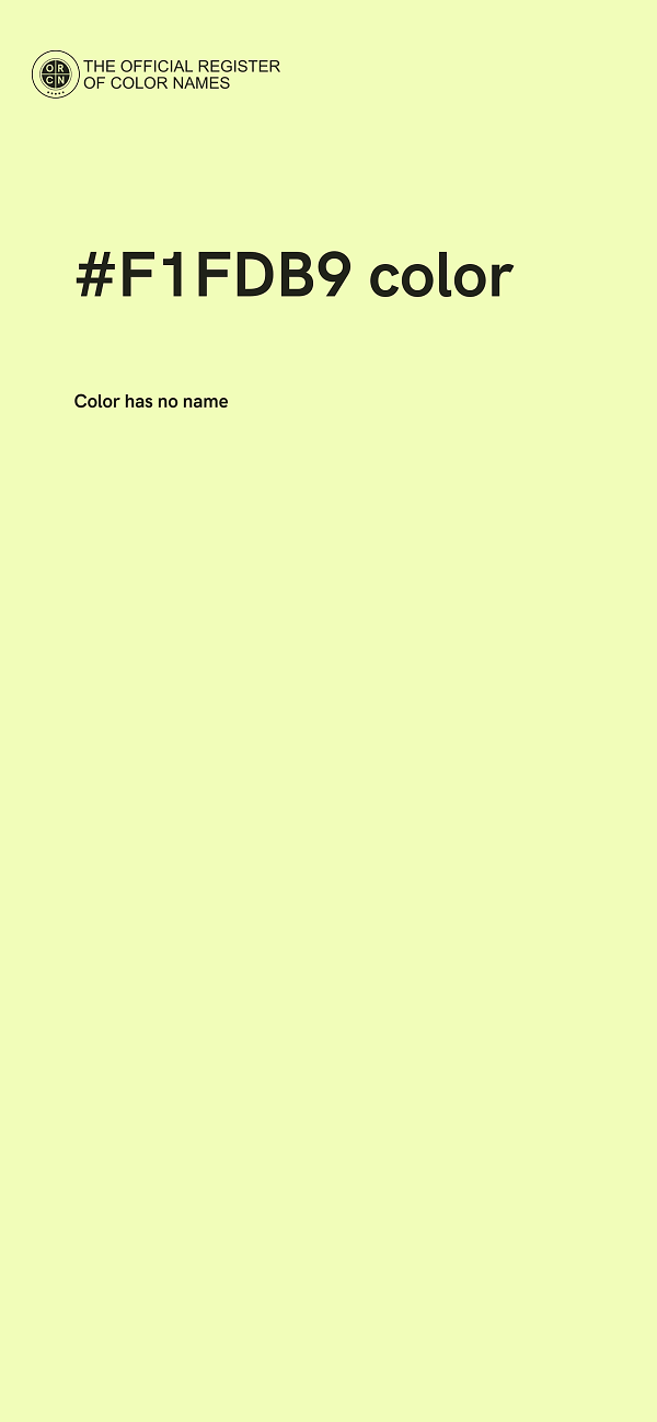 #F1FDB9 color image