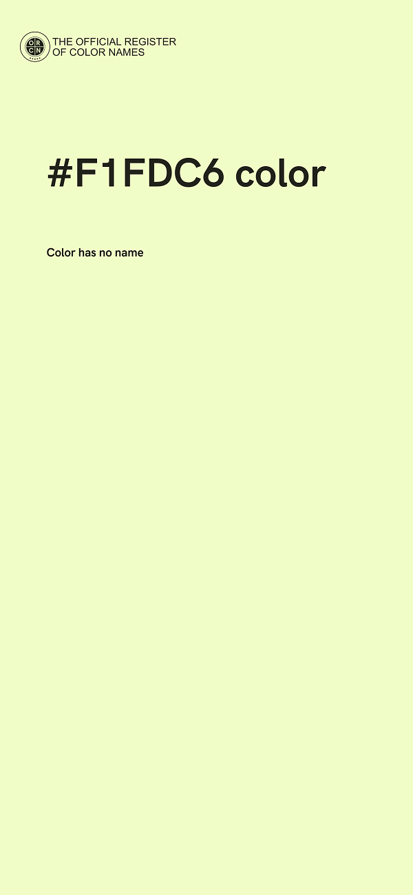 #F1FDC6 color image