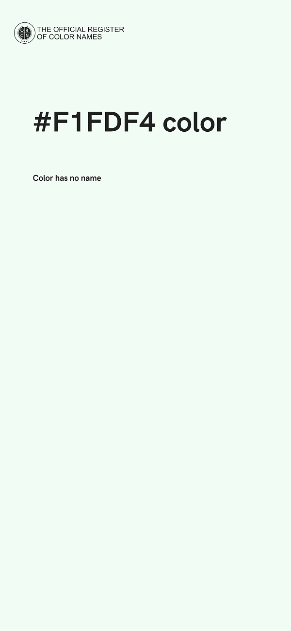 #F1FDF4 color image
