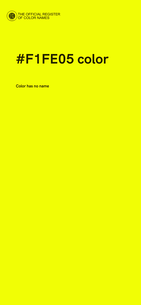 #F1FE05 color image