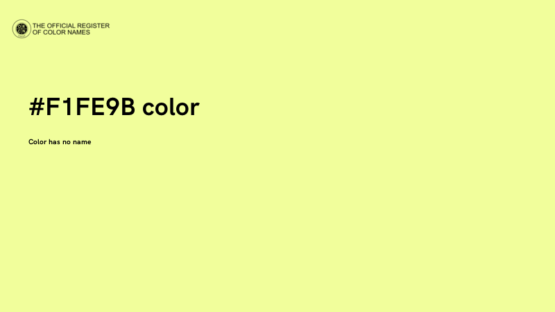 #F1FE9B color image