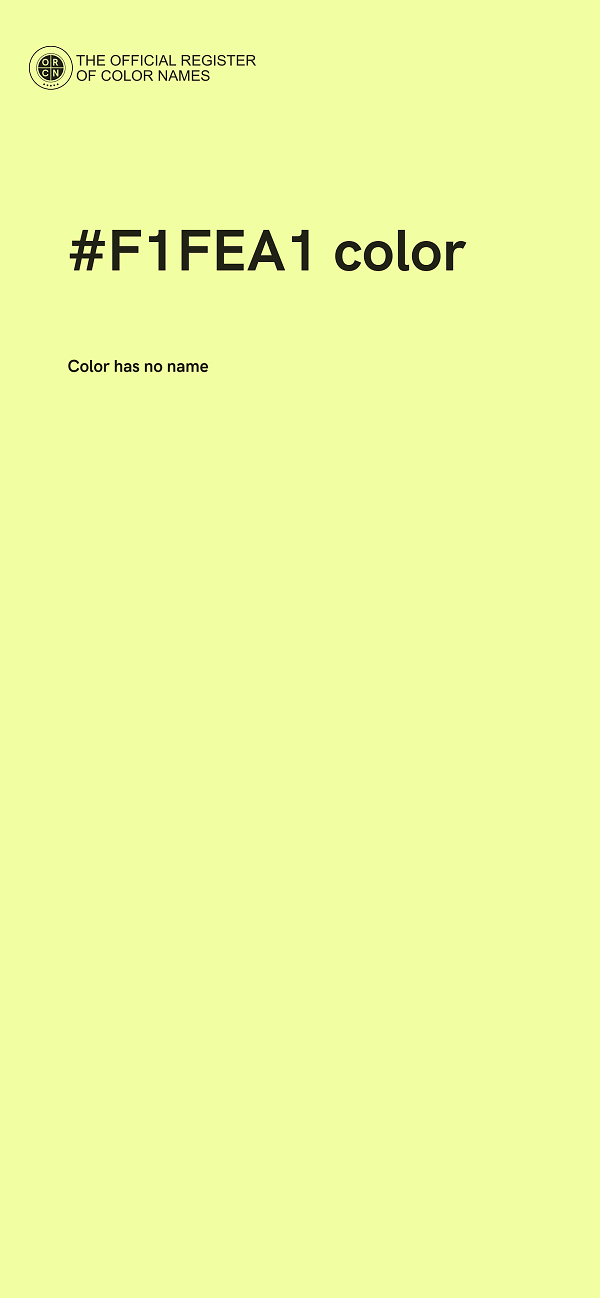#F1FEA1 color image