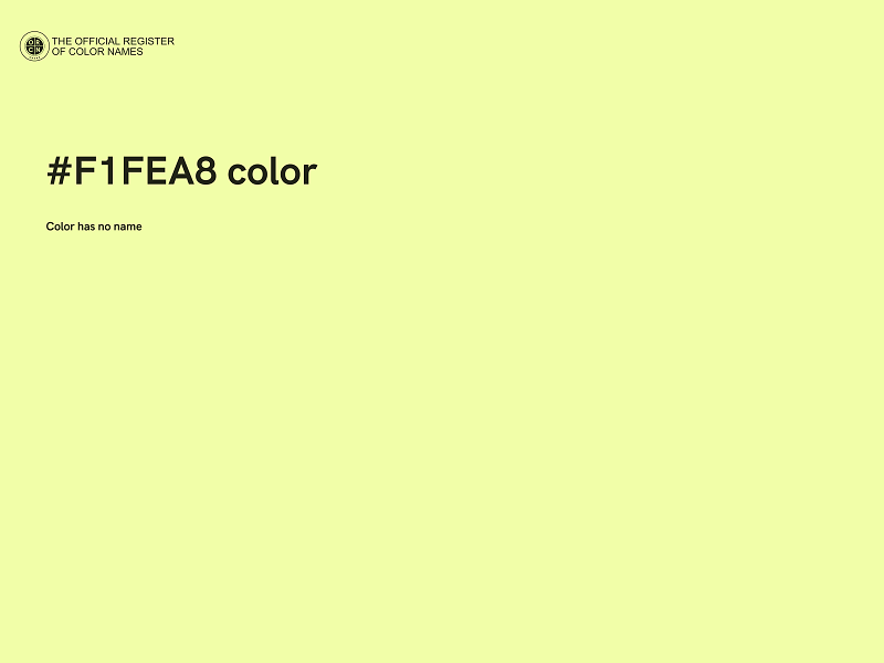 #F1FEA8 color image