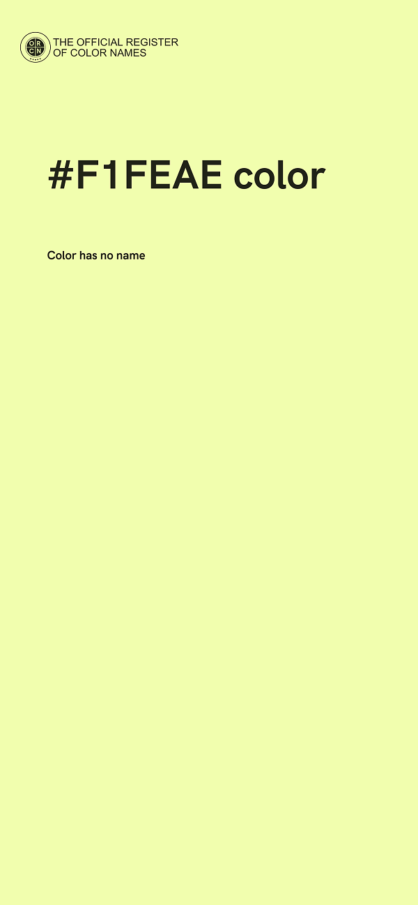 #F1FEAE color image