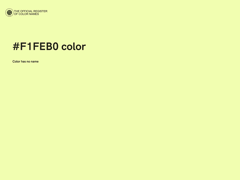 #F1FEB0 color image