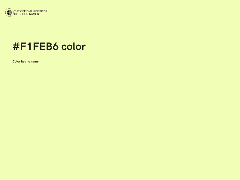 #F1FEB6 color image