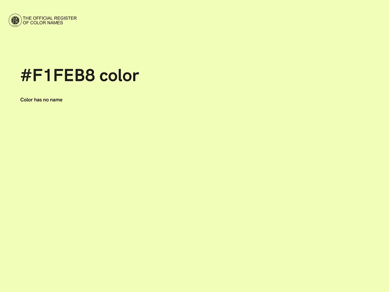 #F1FEB8 color image