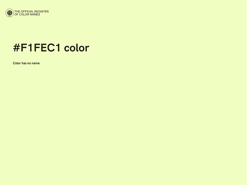 #F1FEC1 color image
