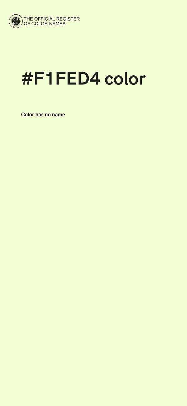 #F1FED4 color image