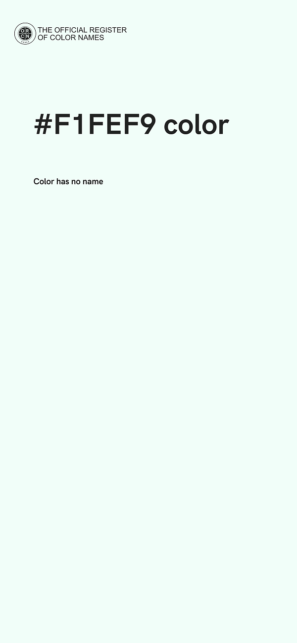 #F1FEF9 color image