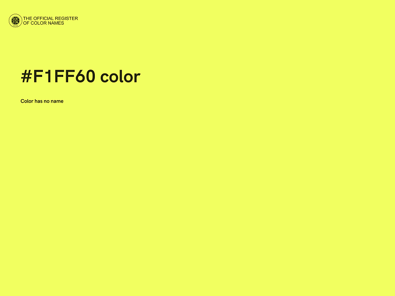 #F1FF60 color image