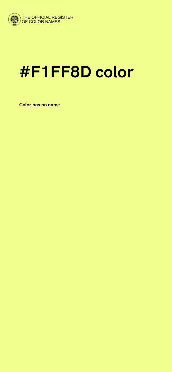 #F1FF8D color image