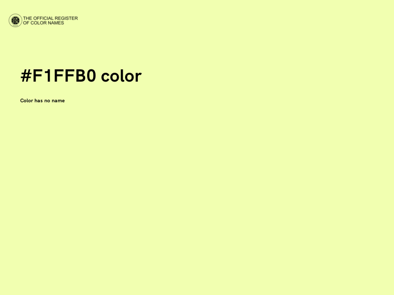 #F1FFB0 color image