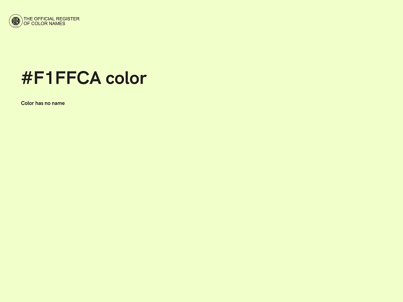 #F1FFCA color image