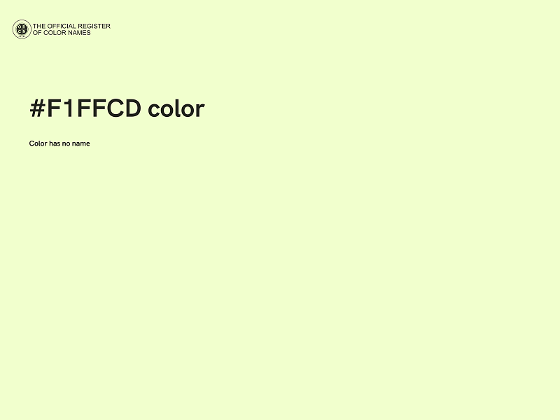 #F1FFCD color image