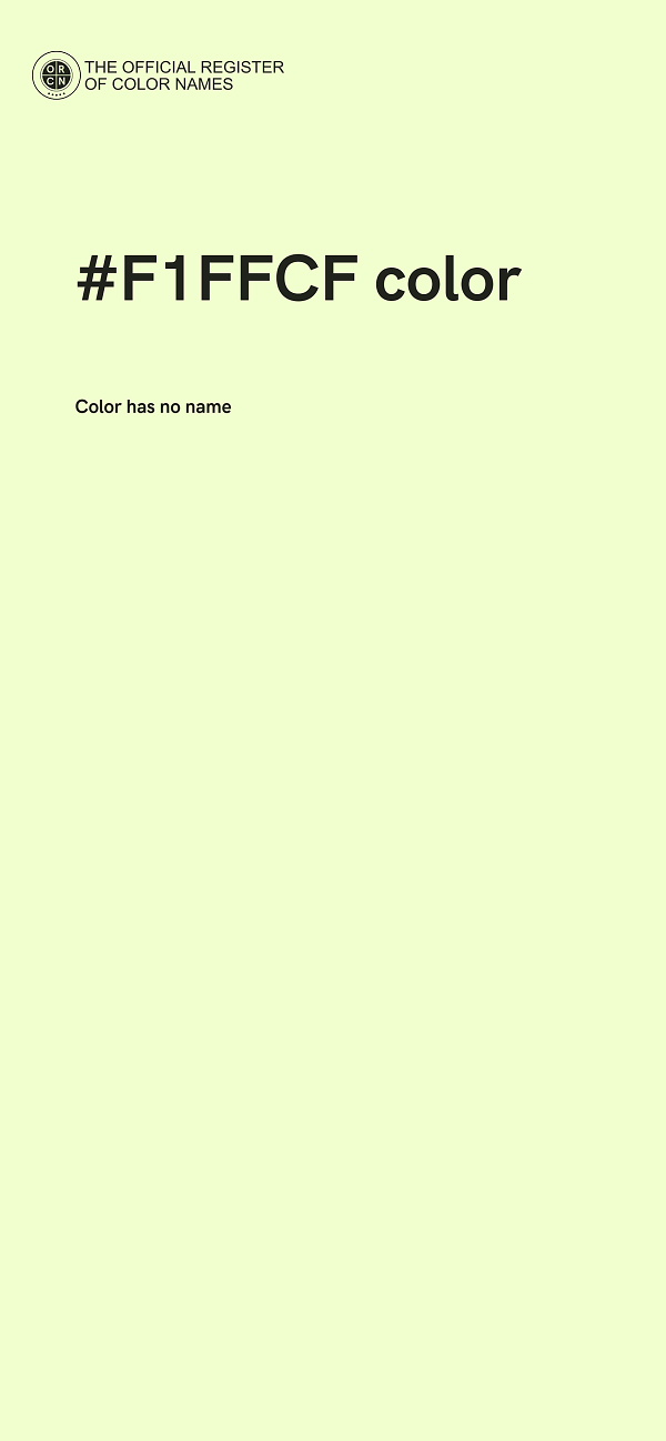 #F1FFCF color image