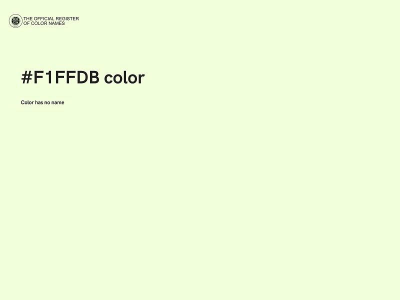 #F1FFDB color image