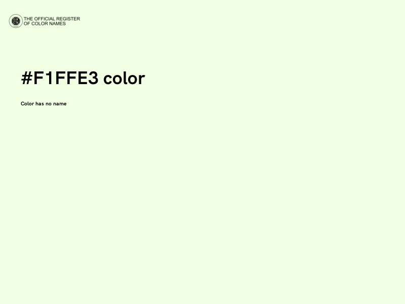 #F1FFE3 color image