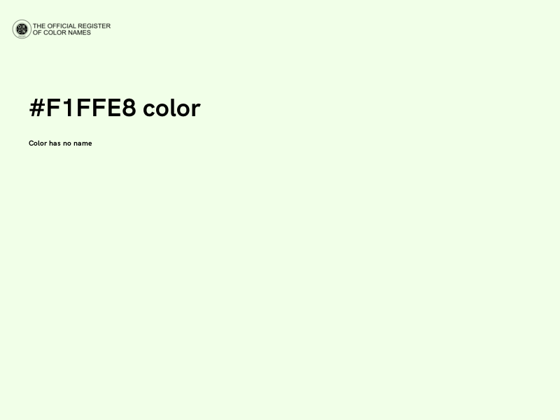 #F1FFE8 color image