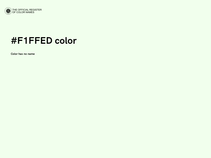 #F1FFED color image
