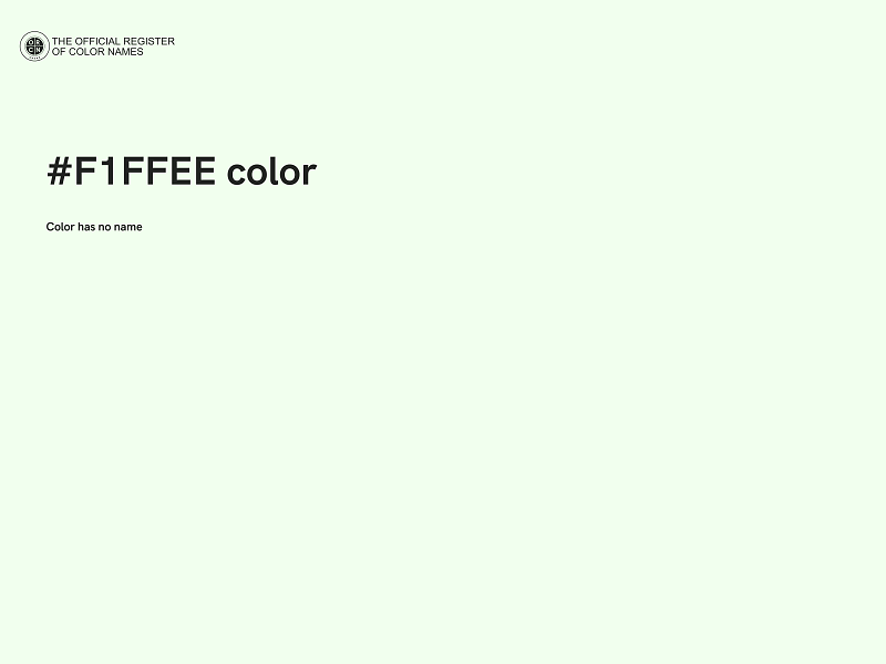 #F1FFEE color image