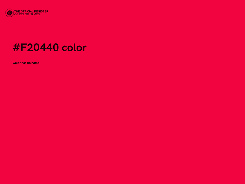 #F20440 color image