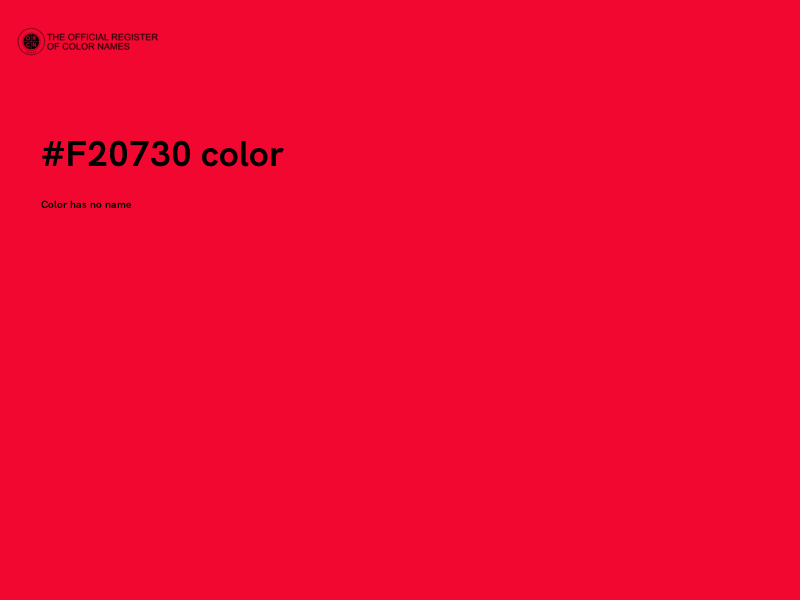 #F20730 color image