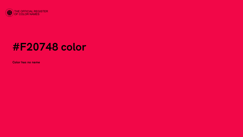 #F20748 color image