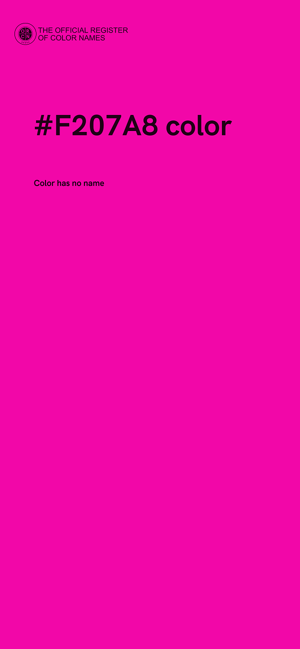 #F207A8 color image
