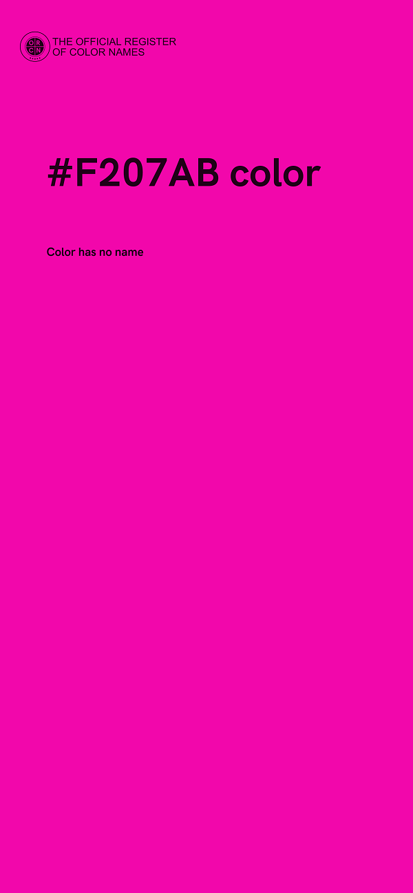 #F207AB color image
