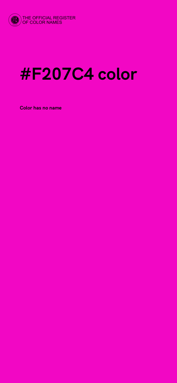 #F207C4 color image