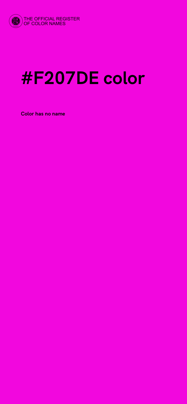 #F207DE color image