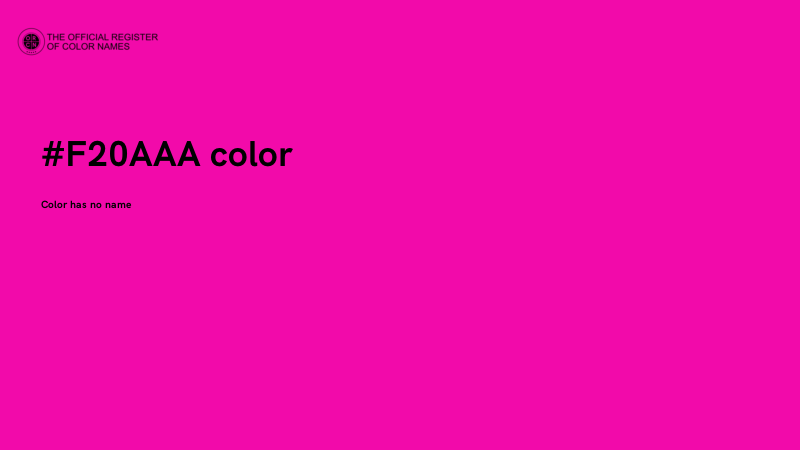 #F20AAA color image