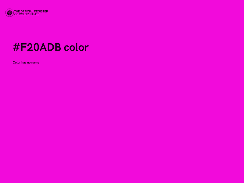 #F20ADB color image