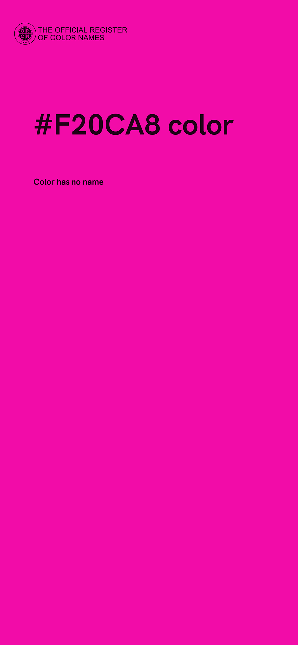 #F20CA8 color image