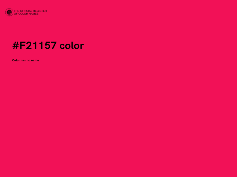 #F21157 color image