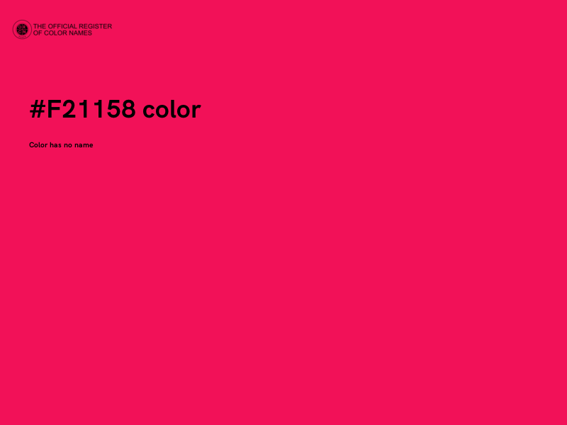 #F21158 color image
