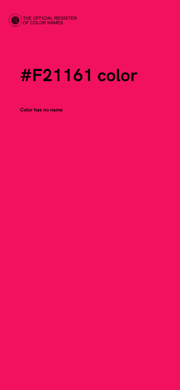 #F21161 color image